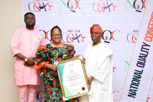 Juleon Nigeria Limited was proudly presented with an award at the National Quality Conference held on November 10, 2023, at Sheraton Hotel, Ikeja, Lagos, in recognition of the company’s outstanding dedication to quality, innovation, and excellence in its liquid detergent manufacturing